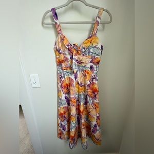 NWOT Cecilia Pettersson tie front midi dress - exclusive for Anthropologie